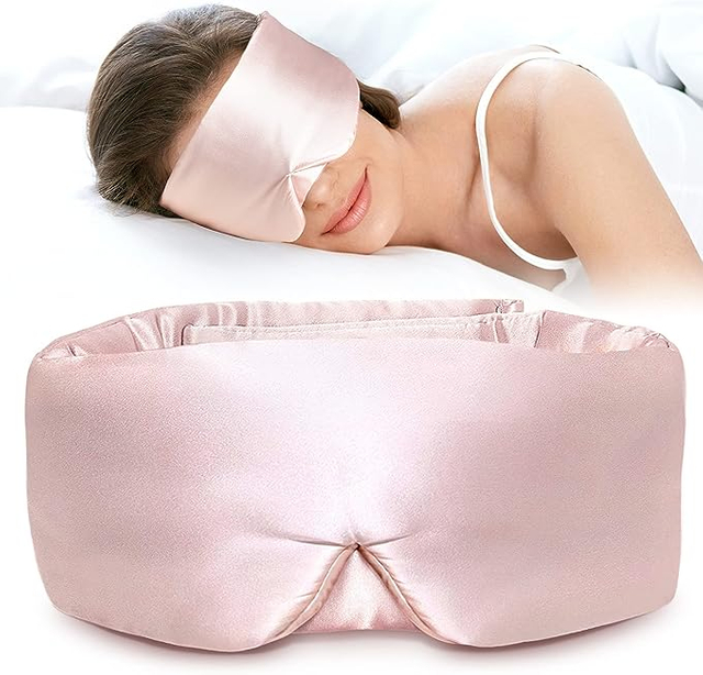 Máscaras de olhos 100% seda Mulberry personalizadas para dormir