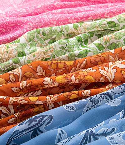 produção de tecido de seda